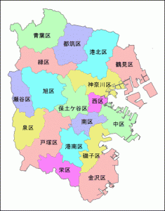 横浜市地図