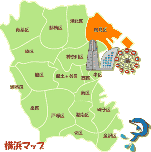 横浜市鶴見区地図・イメージ